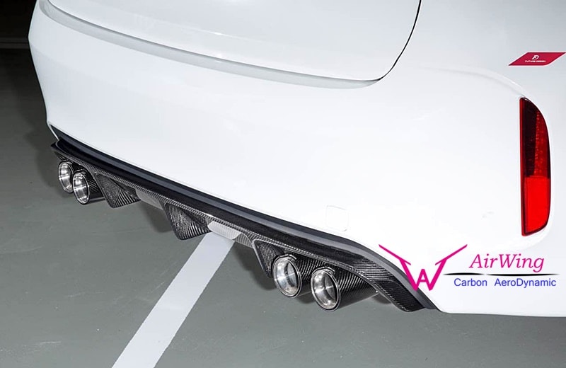 F85 X5MF86 X6M - RKP style Carbon Rear Diffuser 06